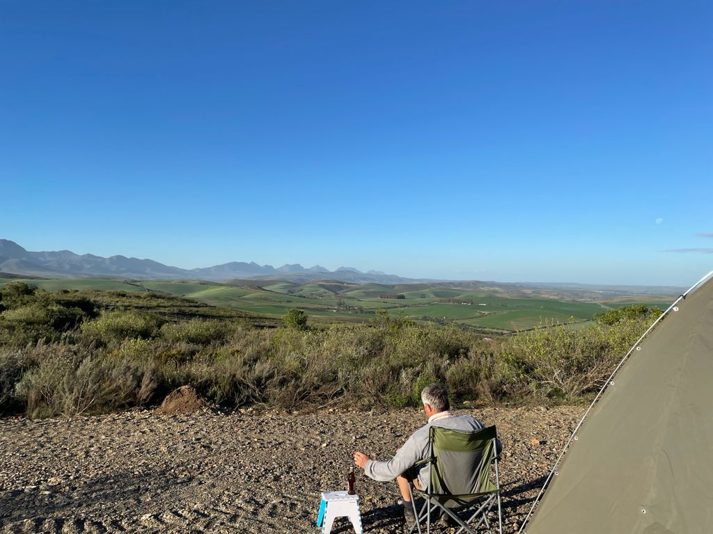 Camping spot with view